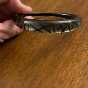 Alexis Bittar tapered lucite bangle bracelet